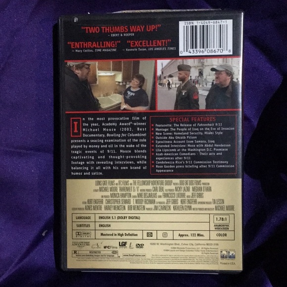 FAHRENHEIT 9/11” DVD - Picture 4 of 7